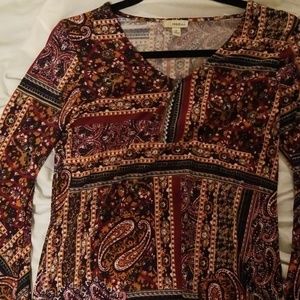 Haani Dresses - Bold Print Flare Sleeve Dress Cute Trim Small Haani Dresses - Bold Print Flare Sleeve Dress Cute Trim Small